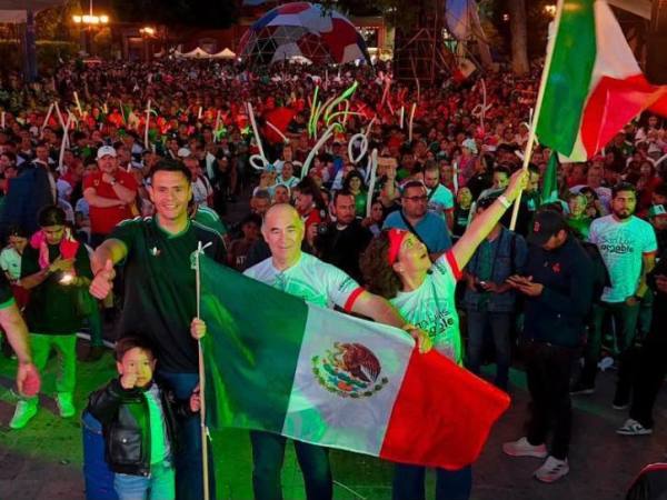 EN SAN LUIS POTOSÍ EXPLOTA LA PLAZA DEL CARMEN CON EL TRIUNFO DE MÉXICO 2 A 0 SOBRE&nbsp;COLOMBIA