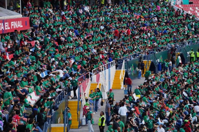 EN EL ESTADIO LIBERTAD FINANCIERA MILES DE POTOSINOS COREARON EL ¡MÉXICO,&nbsp;MÉXICO!