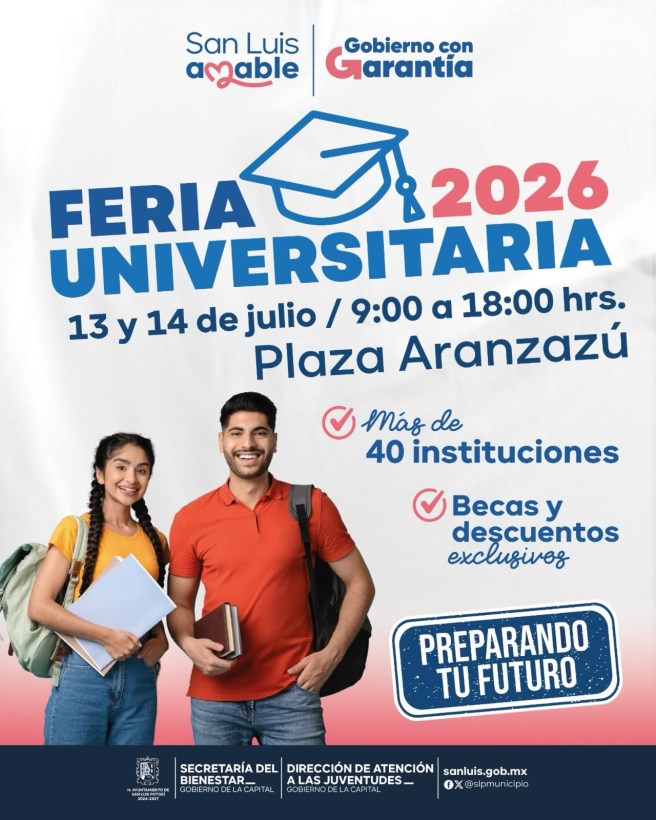 FERIA UNIVERSITARIA CON MÁS DE 40 OPCIONES EDUCATIVAS EN SAN LUIS&nbsp;CAPITAL