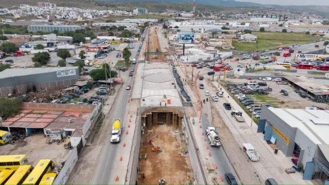 PASO INFERIOR DE CIRCUITO POTOSÍ Y AV DE LAS TORRES&nbsp; QUEDARÁ LISTO PARA&nbsp;FENAPO