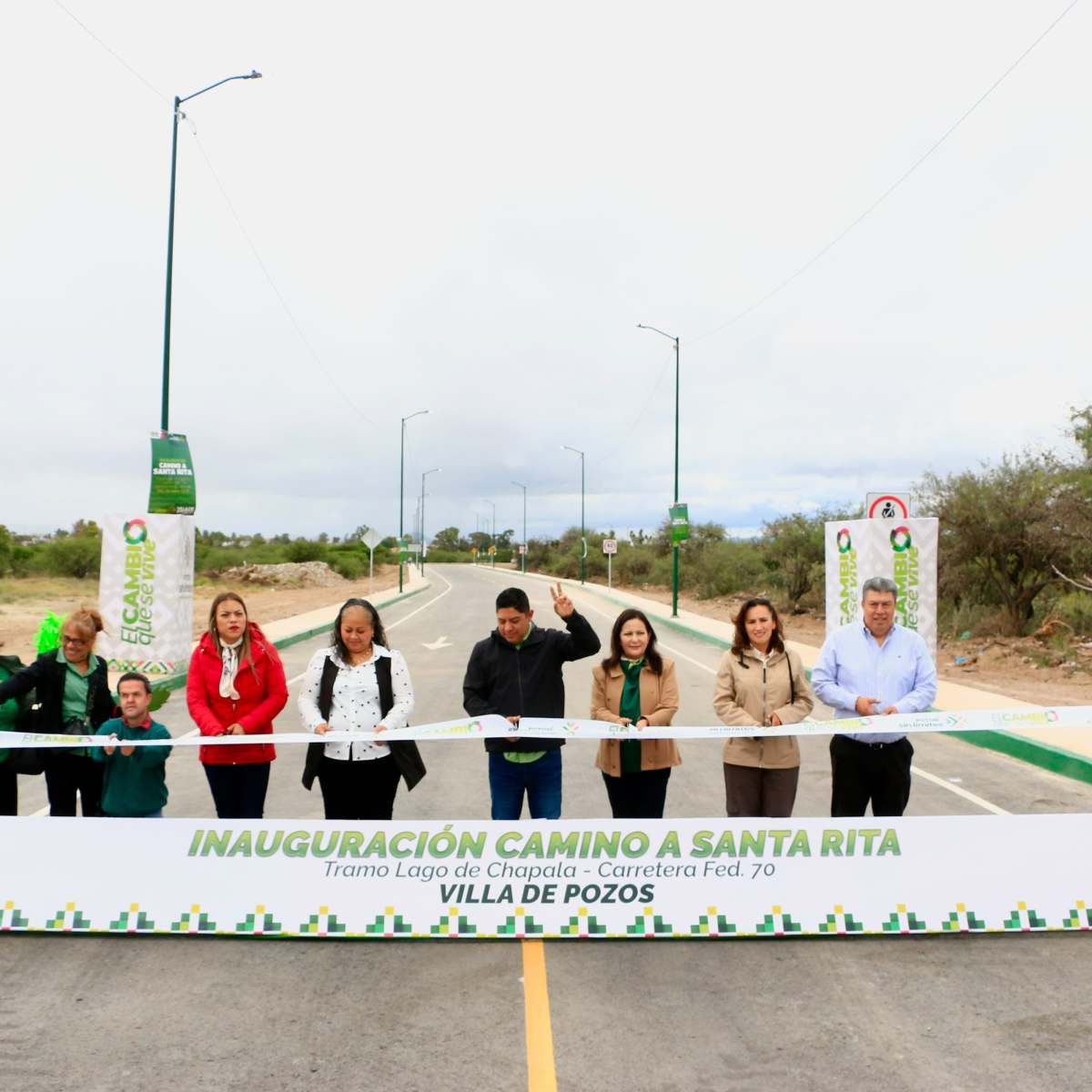 ENTREGAN VÍA ALTERNA DE VILLA DE&nbsp;POZOS