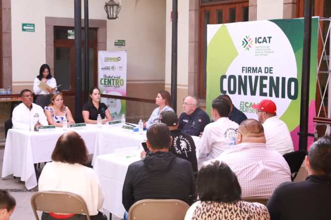 FIRMAN CONVENIO EL ICAT Y RED DE CLÍNICAS PARA DAR CAPACITACIÓN A PERSONAS EN&nbsp;REHABILITACIÓN