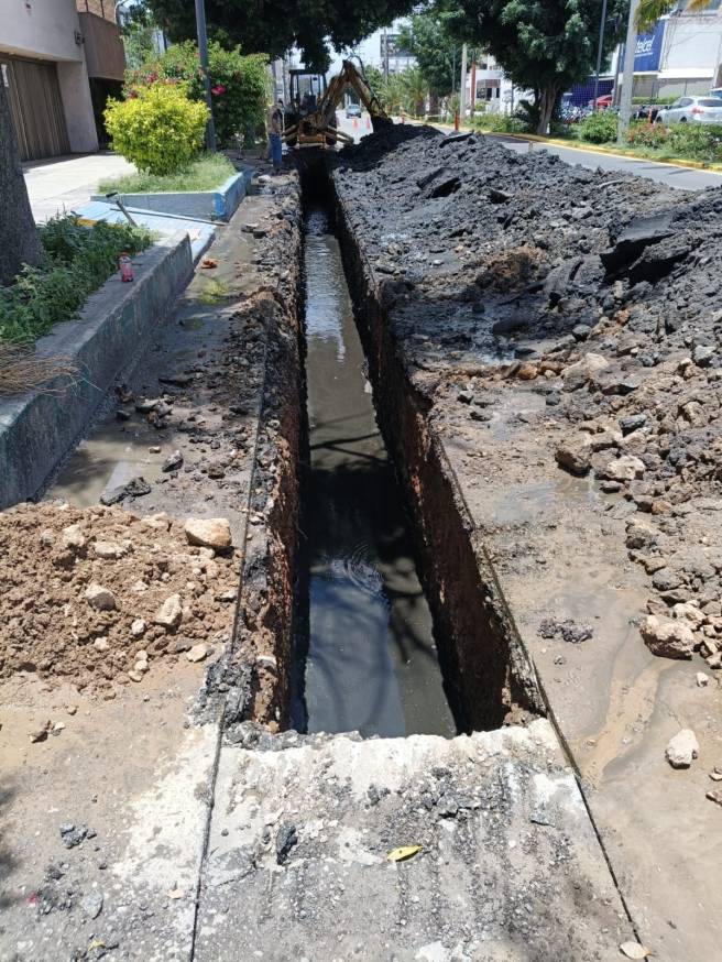 INTERAPAS INICIÓ REHABILITACIÓN SANITARIA EN AVENIDA VENUSTIANO&nbsp;CARRANZA