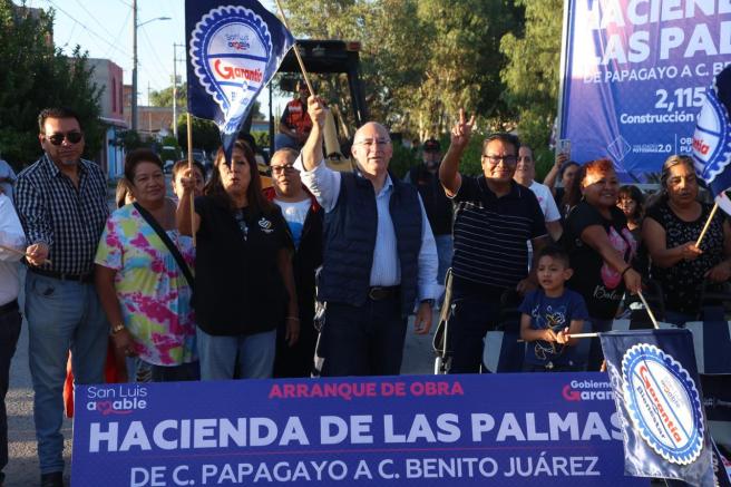 ARRANCA GALINDO REHABILITACIÓN INTEGRAL DE LA CALLE HACIENDA DE LAS&nbsp;PALMAS