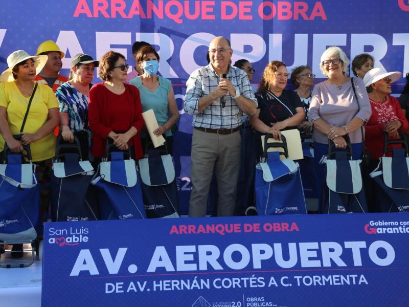 GALINDO INICIA REHABILITACIÓN DE AVENIDA AEROPUERTO AL NORTE DE LA&nbsp;CIUDAD
