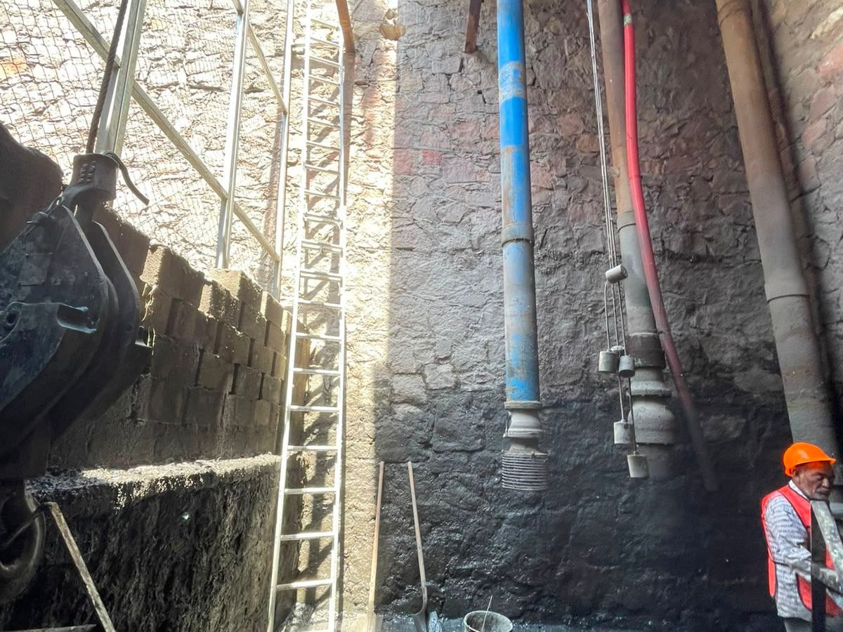 RETIRA INTERAPAS 120 TONELADAS DE REDIDUOS DEL CÁRCAMO DEL PUENTE&nbsp;PEMEX