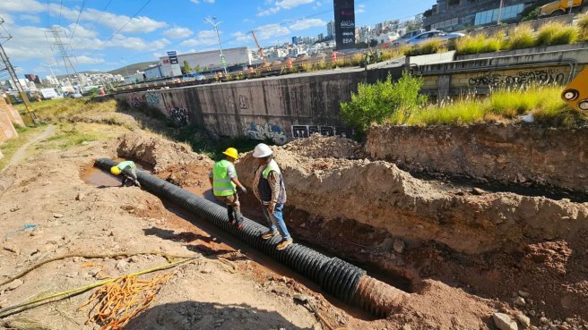 SEDUVOP CONCLUYE REPARACIÓN DE DRENAJE DURANTE OBRAS EN GLORIETA DE LA&nbsp;FAMILIA