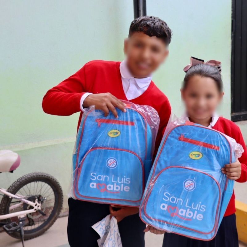 “TE CAMBIO LA MOCHILA” PROGRAMA DEL MUNICIPIO DE LA CAPITAL EN BENEFICIO DE LA NIÑEZ&nbsp;POTOSINA