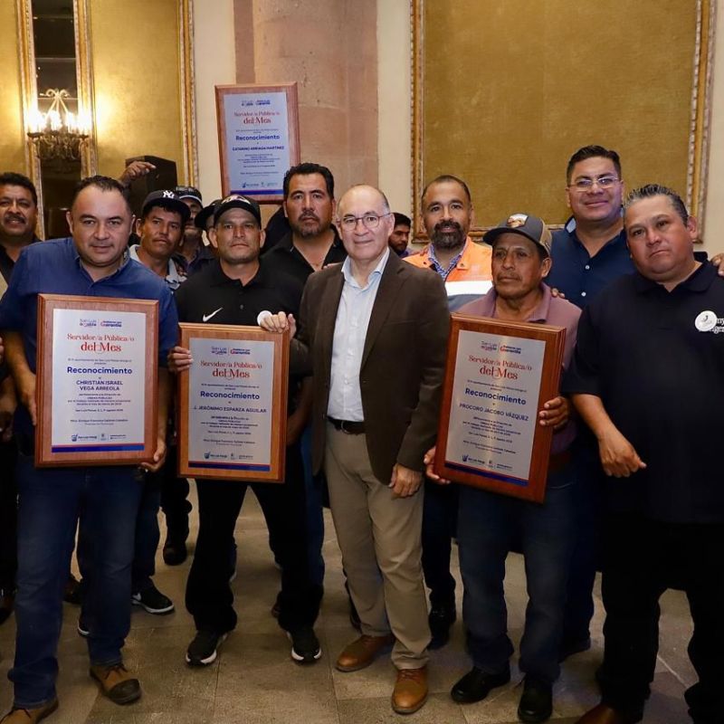 PREMIA GALINDO&nbsp; A EMPLEADOS MUNICIPALES&nbsp;DESTACADOS