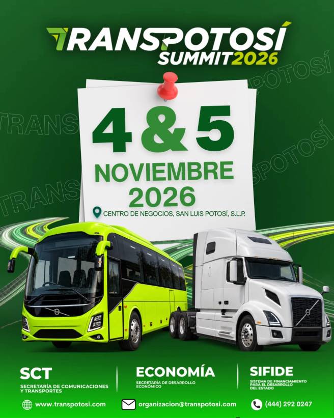 TRANSPOTOSÍ SUMMIT 2026 ABRIRÁ NUEVAS OPORTUNIDADES PARA EL SECTOR&nbsp;LOGÍSTICO