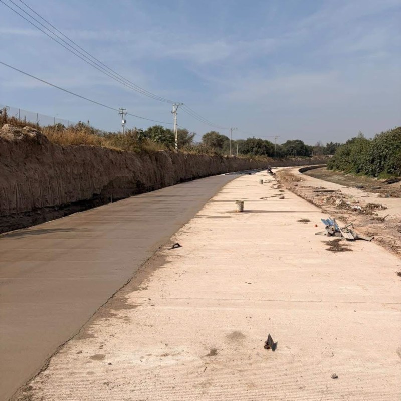 INTENSIFICAN TRABAJOS DE PAVIMENTACIÓN DEL RÍO&nbsp;SANTIAGO