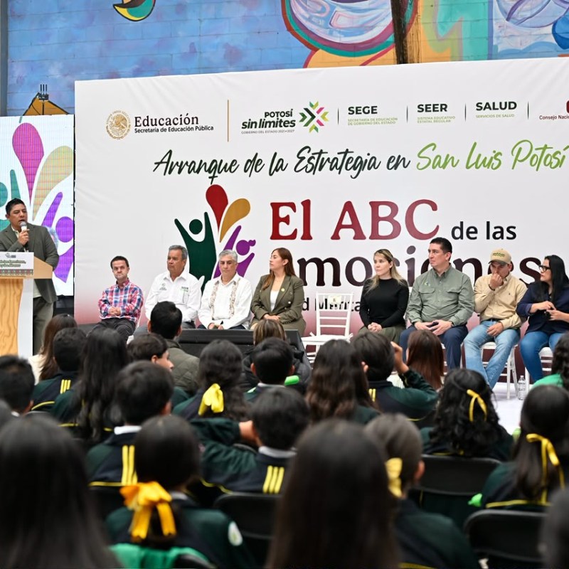 SE PUSO EN MARCHA EN SLP LA,ESTRATEGIA NACIONAL «EL ABC DE LAS&nbsp;EMOCIONES»