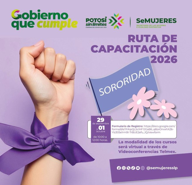 SEMUJERES OFRECERÁ CURSO GRATUITO DE&nbsp;SORORIDAD