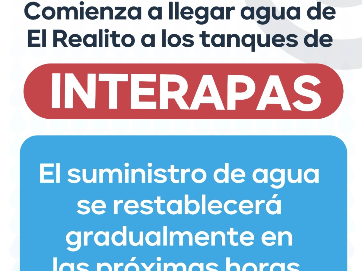 SE RESTABLECE EL FLUJO DEL REALITO…¿POR CUÁNTOS DÍAS,&nbsp;HORAS?