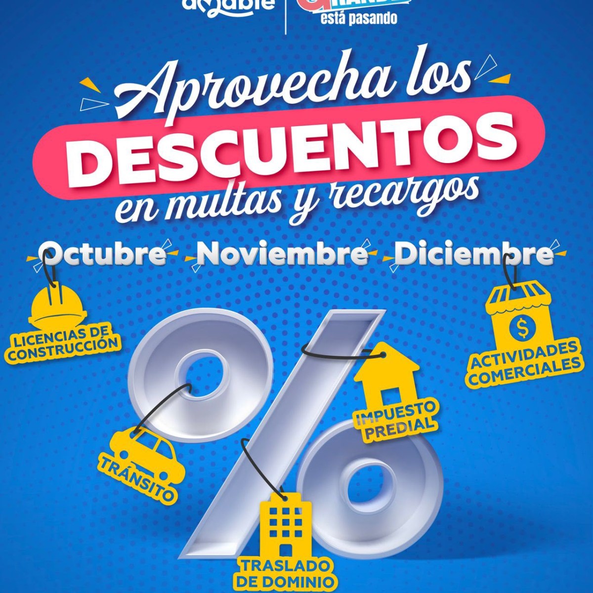 EN OCTUBRE MUNICIPIO DE LA CAPITAL ARRANCA CAMPAÑA DE DESCUENTOS EN TRÁMITES, MULTAS Y&nbsp;OBLIGACIONES