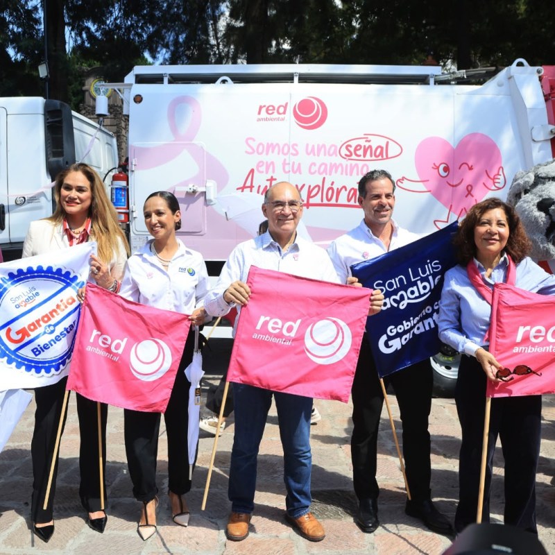 MUNICIPIO DE LA CAPITAL Y RED AMBIENTAL DAN BANDERAZO A CAMPAÑA ROSA POR LA DETECCIÓN OPORTUNA DEL CÁNCER DE&nbsp;MAMA