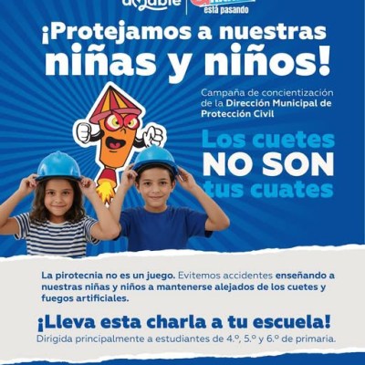 GOBIERNO MUNICIPAL DE LA CAPITAL REACTIVA CAMPAÑA PREVENTIVACONTRA EL USO DE PIROTECNIA EN&nbsp;ESCUELAS
