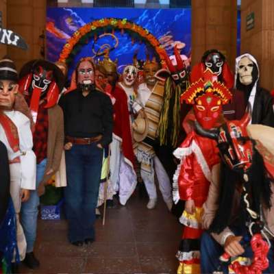 SE INAUGURA MONUMENTAL ALTAR DE MUERTOS EN PALACIO DE&nbsp;GOBIERNO