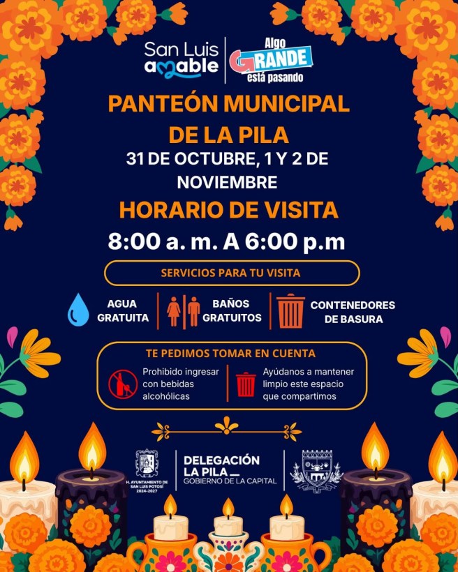 GARANTIZA AYUNTAMIENTO DE LA CAPITAL LIMPIEZA Y MANTENIMIENTO DEL PANTEÓN DE LA&nbsp;PILA